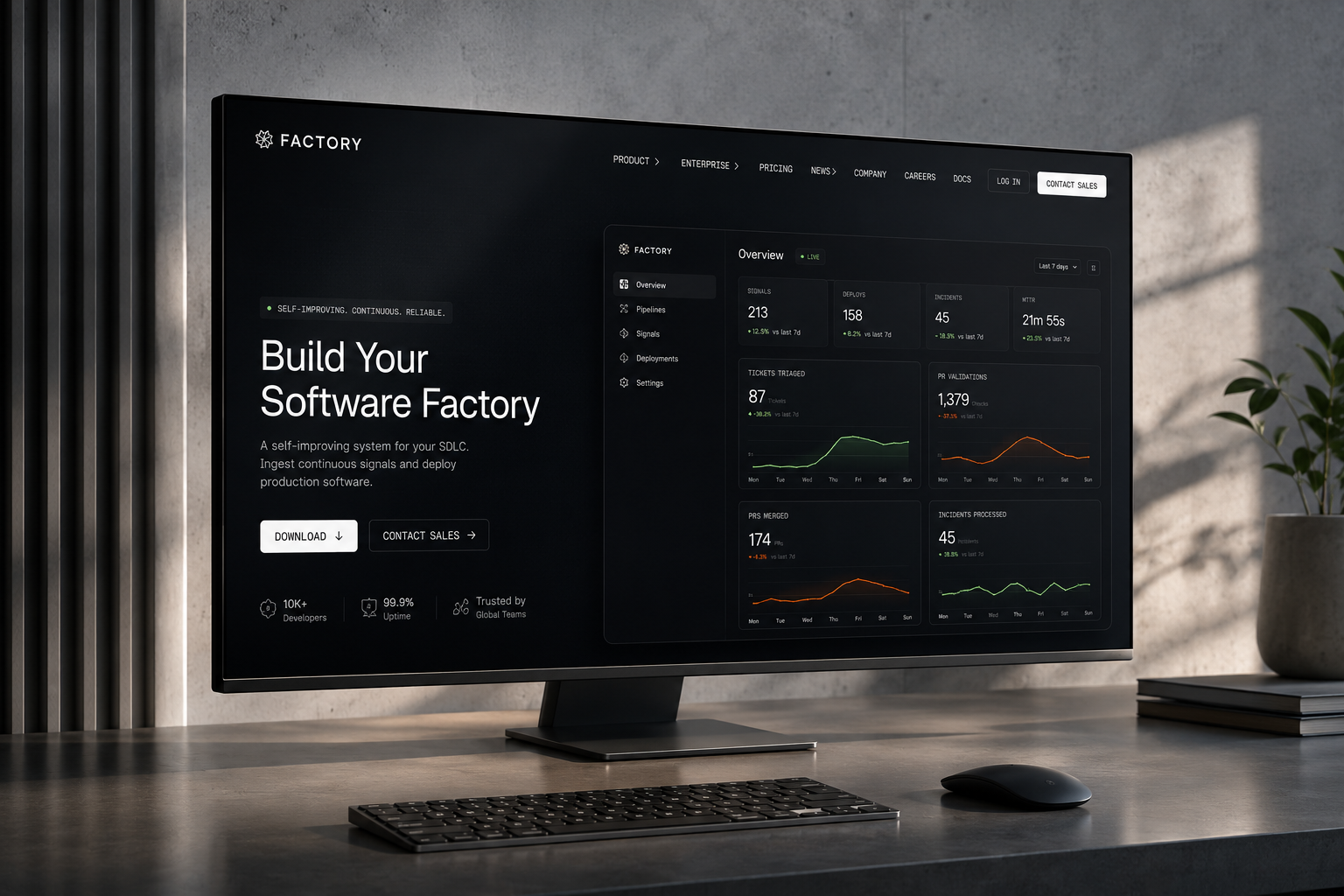 Factory platform